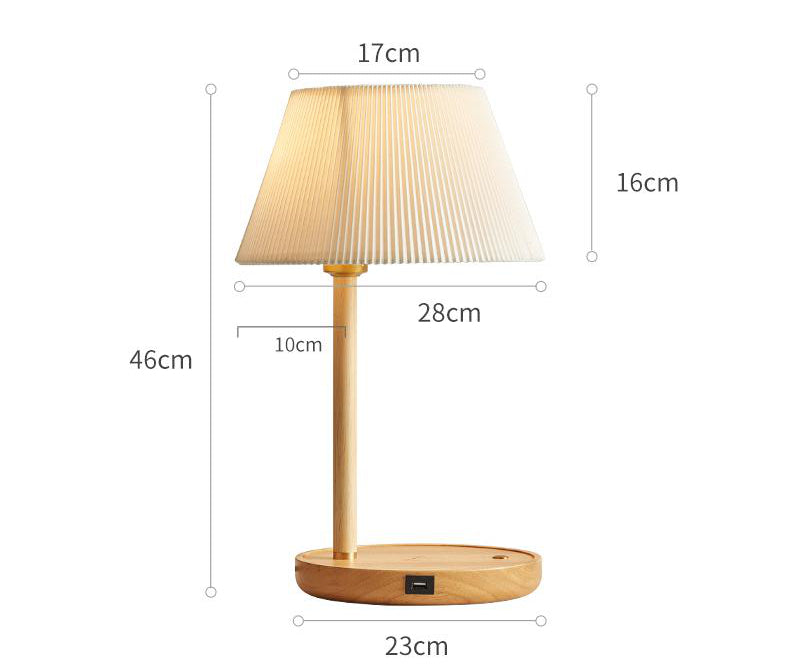 WoodCharge Table lamp