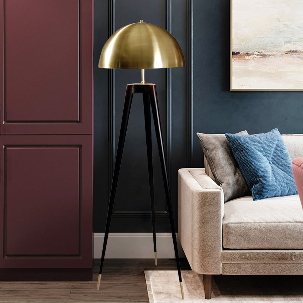 Tri-Gold Floor Lamp