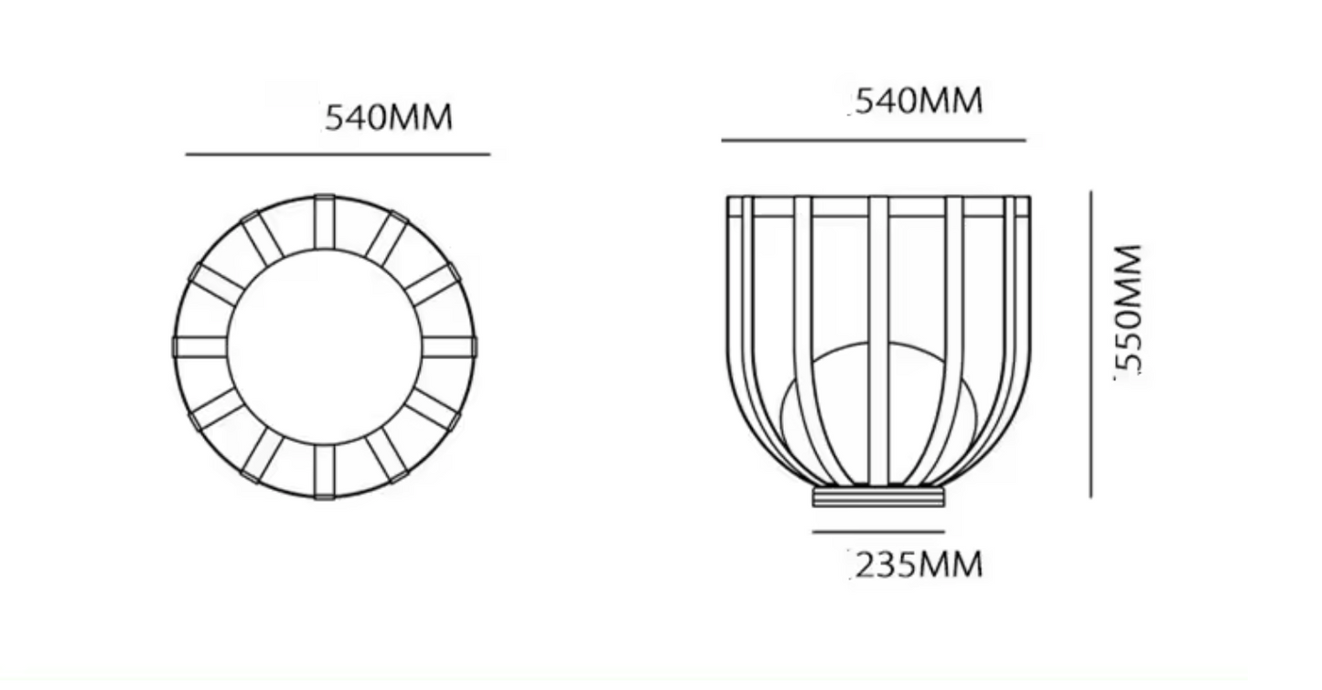 SolarGlow Patio Lantern with Tray