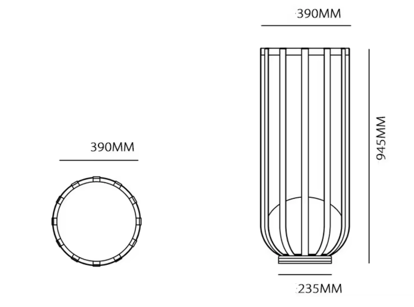 SolarGlow Patio Lantern with Tray